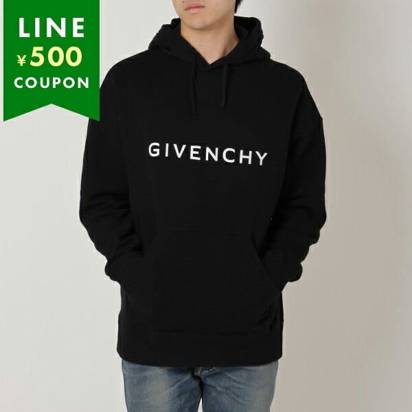 ジバンシィ スウェット スリムフーディー アーキタイプ ブラック メンズ GIVENCHY BMJ0HC3YAC 001 GIVENCHY（ジバンシィ） スウェット スリムフーディー アーキタイプ