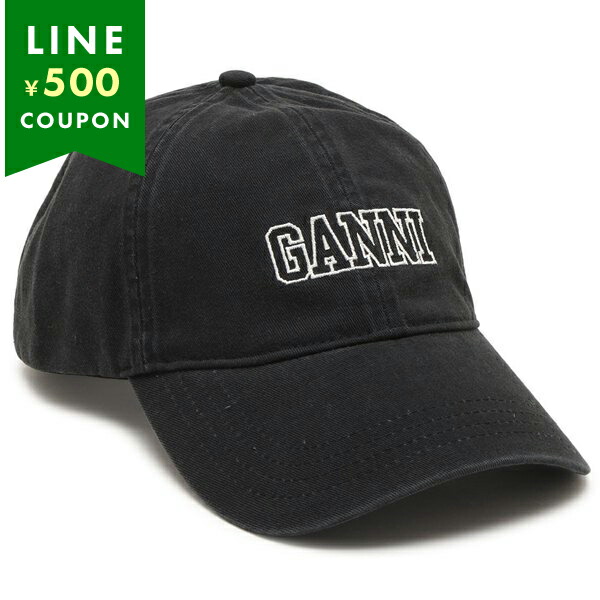 GANNI ガニー 帽子 キャップ ブラック レディース A6300 099