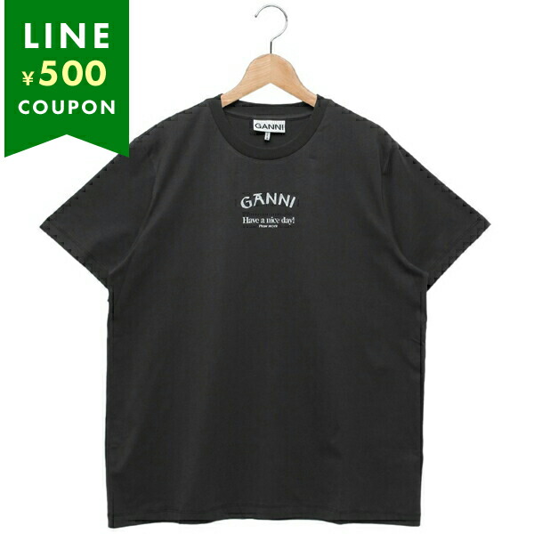 ガニー Tシャツ カットソー カットソー グレー レディース GANNI T3590 490