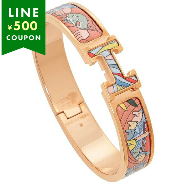 エルメス Hermes ブレスレット バングル クリックH ブラック