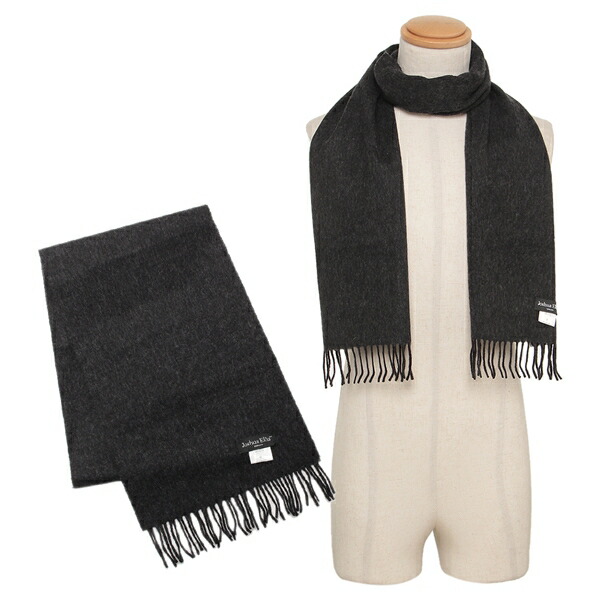 Joshua Ellis ジョシュアエリス エスコリアルマフラー ブラック Joshua Ellis ジョシュアエリス エスコリアルマフラー ブラック Joshua