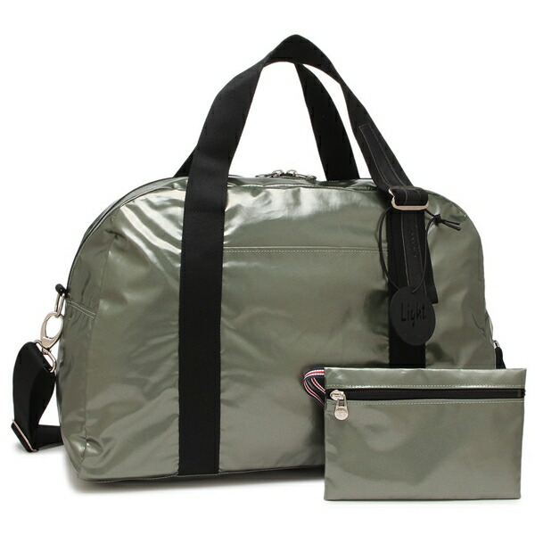 JACK GOMME メタリックグリーン ボストンバッグ jack gomme（ジャックゴム） ボストンバッグ ショルダーバッグ ライト