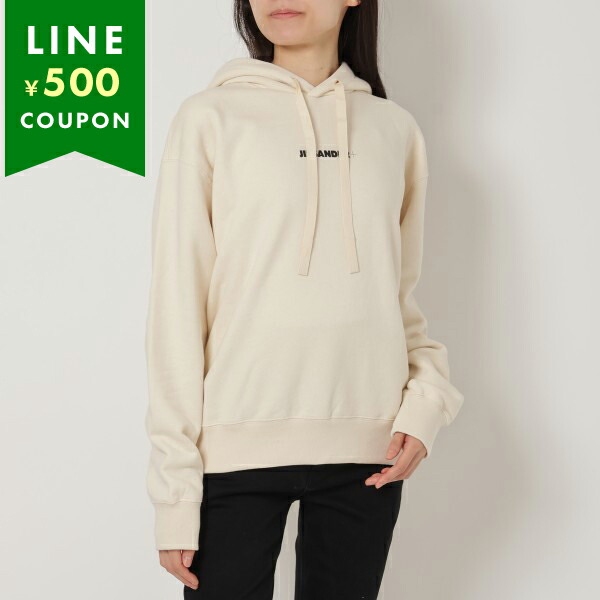 ジルサンダー パーカー フーディー オフホワイト レディース JIL SANDER J40GU0002 J20010 279