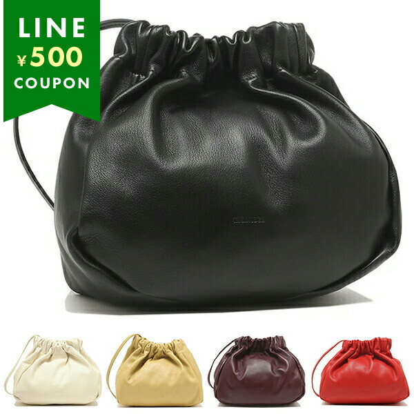 【JIL SANDER】プリーツナッパレザーショルダーバッグ JIL SANDER】プリーツナッパレザーショルダーバッグ (Jil Sander