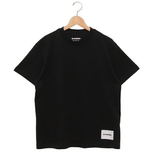 【新品・未使用】JIL SANDER 黒Tシャツ 2pacs T-shirt Jil Sander Logo Tee JPUU783506-MU458208- From 320.00