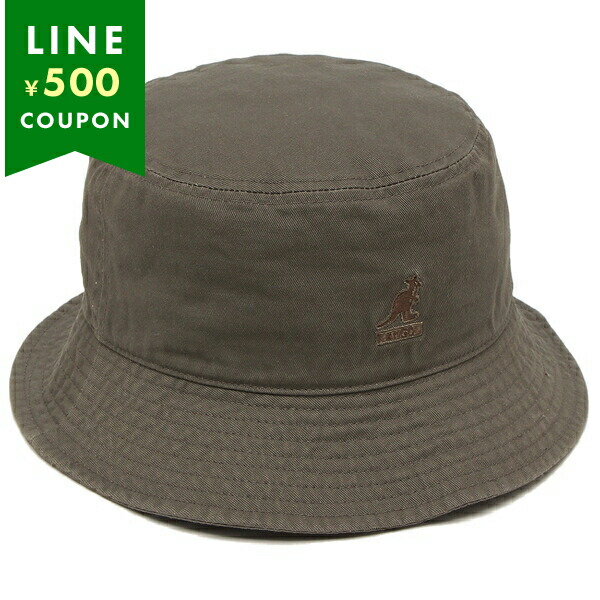 �J���S�[�� �X�q �E�H�b�V���h�o�P�b�g �o�P�b�g�n�b�g �J�[�L �����Y ���f�B�[�X ���j�Z�b�N�X KANGOL WASHED BUCKET K4224HT SMOG