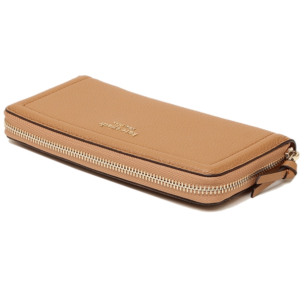 新品 ケイトスペード kate spade 長財布(ラウンドファスナー) SLIM CONTINENTAL WALLET ベージュ系 kate spade NEW YORK - 新品 ケイトスペード kate spade 長財布