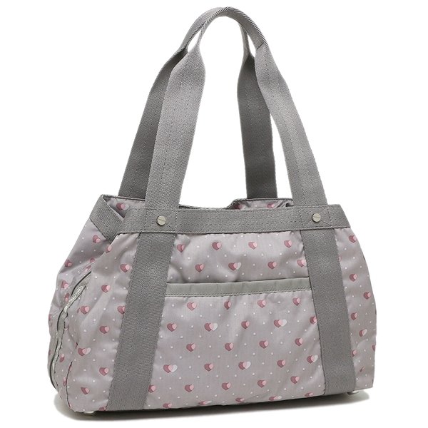 LeSportsac(レスポートサック) チェーン ハンドバッグ CHAIN N/S TOTEブラックチェーンキルト（トートバッグ