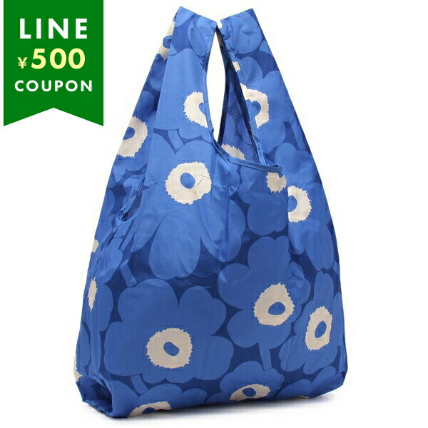 marimekko　マリメッコ　エコバッグ　ウニッコ　日本正規品　ブルー marimekko マリメッコ トートバッグ ウニッコ エコバッグ