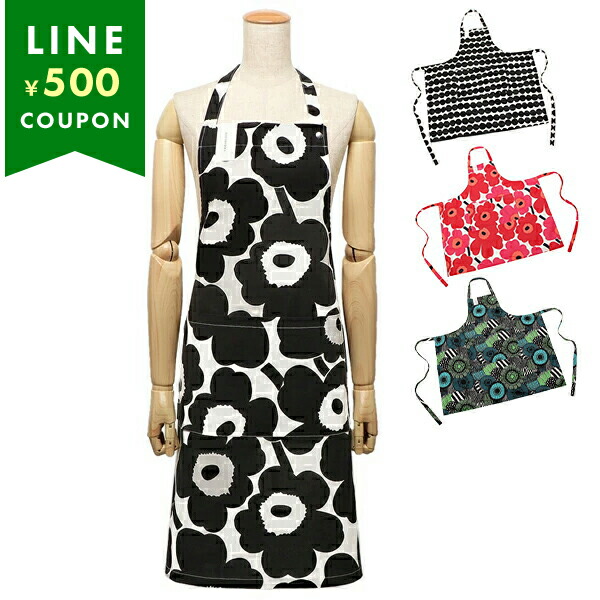 ■新品未使用＆人気完売品■レア　マリメッコ　marimekko エプロン 国内即発送*ラッピングOK☆marimekko マリメッコ エプロン