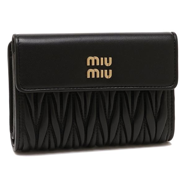 miu miu（ミュウミュウ） 二つ折り財布 マテラッセ レディース MIU MIU