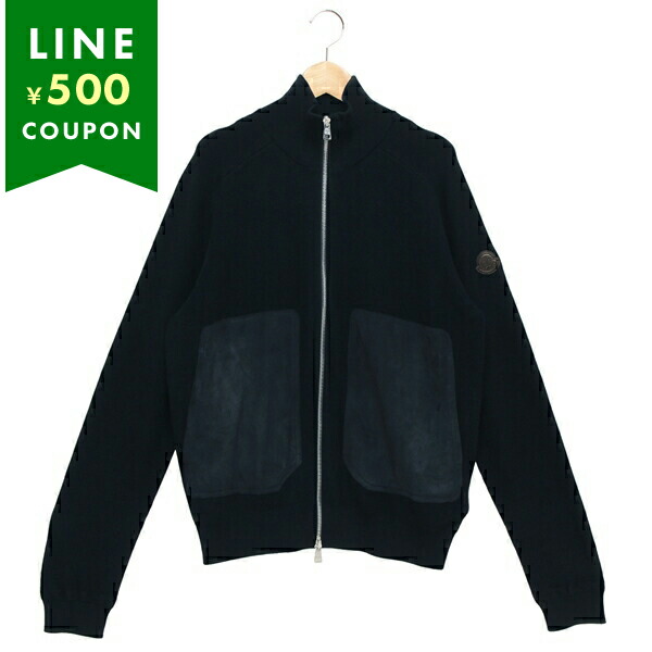 モンクレール カーディガン ボレロ ネイビー メンズ MONCLER 9B00019 M1611 778 MONCLER（モンクレール） カーディガン ボレロ ネイビー メンズ