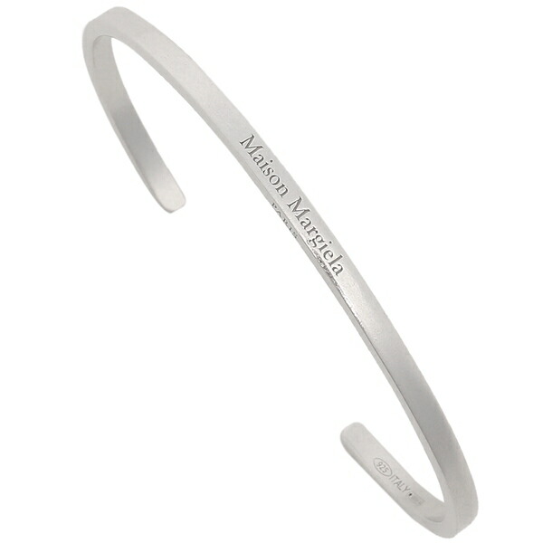 メゾンマルジェラ ブレスレット バングル ユニセックス Maison Margiela SM1UY0064 SV0158 PLATING BURATTATO ロゴ刻印 カフの画像