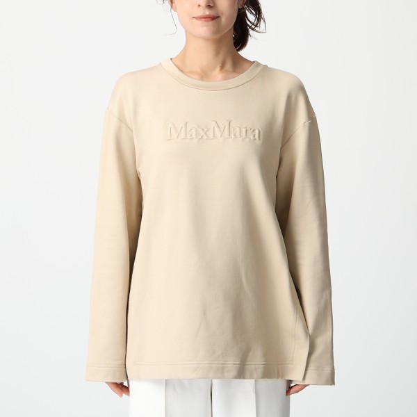 マックスマーラ Tシャツ カットソー スウェット バーマ 長袖 裏起毛 レディース Max Mara 2521926028600 BERMAの画像