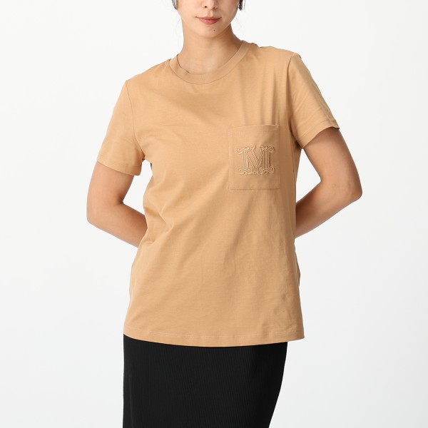 マックスマーラ Tシャツ カットソー パパイア ピュアコットン ジャージー レディース Max Mara 2521946041600 PAPAIA Max Mara（マックスマーラ） Tシャツ カットソー パパイア ピュア