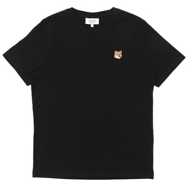 ★メゾンキツネ★ クルーネックＴシャツ 半袖 ♪ブラック♪ MAISON KITSUNE メゾンキツネ クルーネックTシャツ BOLD FOX