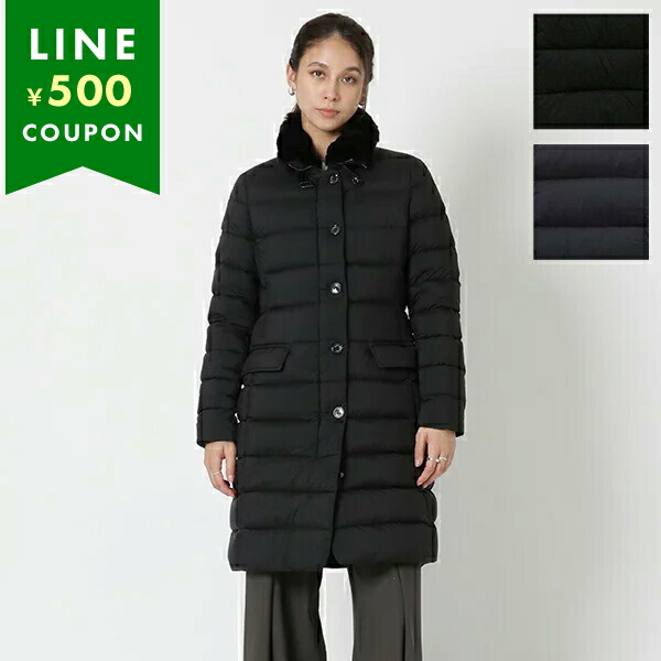 ムーレー ダウンジャケット コート ベチバー ミドル丈 ウエストシェイプ レディース MOORER MODGI300005 TEPA028 MOORER（ムーレー） ダウンジャケット コート ベチバー ミドル丈