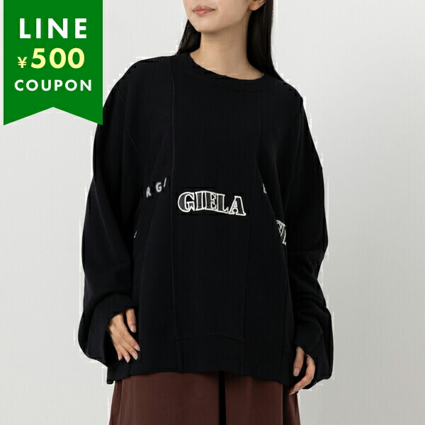 MM6 エムエムシックス メゾンマルジェラ スウェットシャツ ブラック