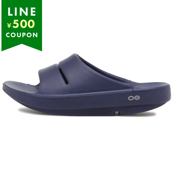 ウーフォス OOahh リカバリーサンダル25 ネイビー ウーフォス OOFOS リカバリーサンダル OOahh Sport Navy/Matrix