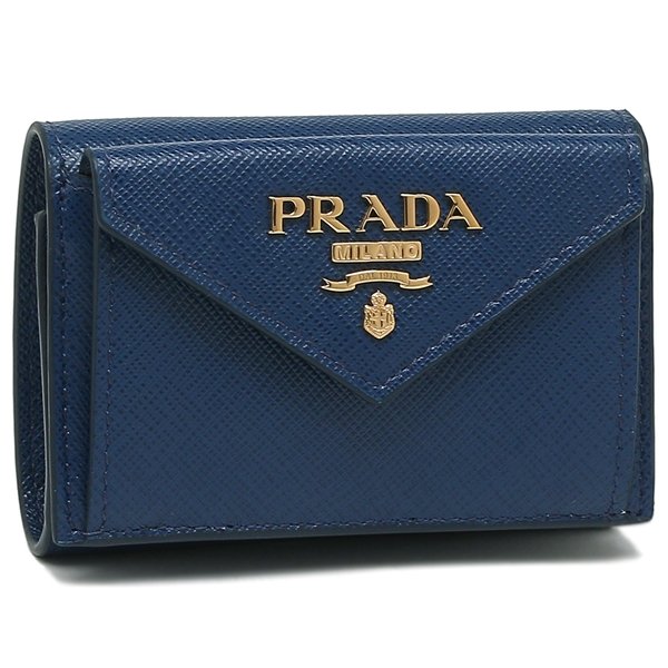 値下げしました。PRADA 三つ折り ミニ財布 レディース-