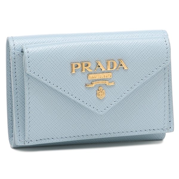 プラダ 三つ折り財布 サフィアーノ ミニ財布 レディース PRADA 1MH021 