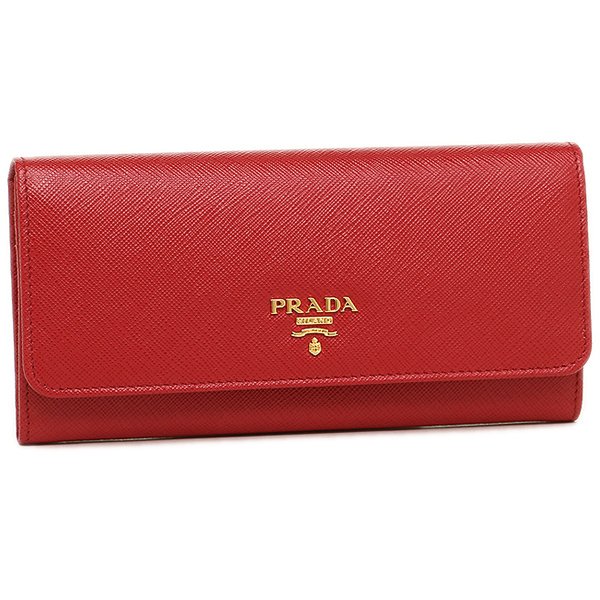 【P10% 5/15限り】プラダ 長財布 サフィアーノ レディース PRADA 1MH132 QWA