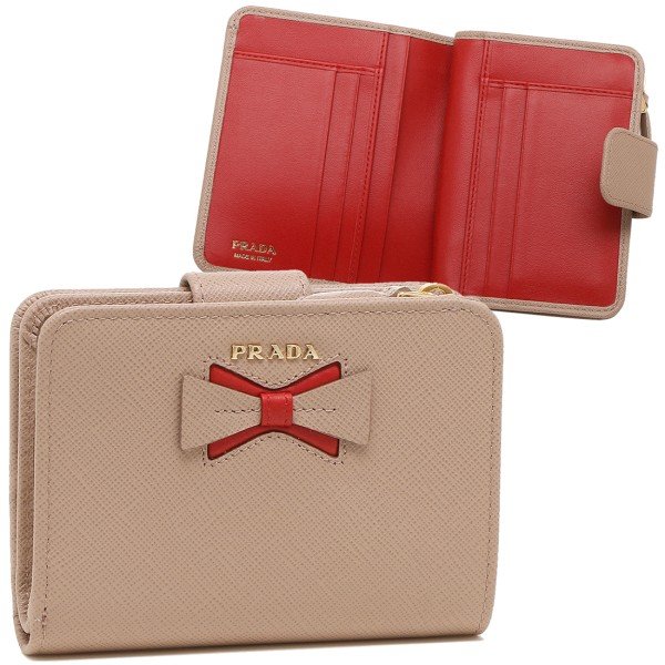 プラダ 二つ折り財布 サフィアーノ リボン レディース PRADA 1ML018 2B7S : pr-prada47 :  AXES(アクセス)Yahoo!店 - 通販 - Yahoo!ショッピング