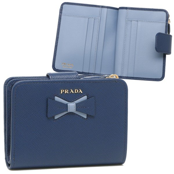 プラダ 二つ折り財布 サフィアーノ リボン レディース PRADA 1ML018 2B7S : pr-prada47 :  AXES(アクセス)Yahoo!店 - 通販 - Yahoo!ショッピング