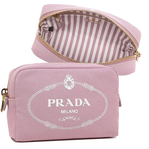 【P10％ 5/12 0時〜5/12 24時】プラダ ポーチ カナパ ロゴ レディース PRADA 1NA021 20L｜axes｜03