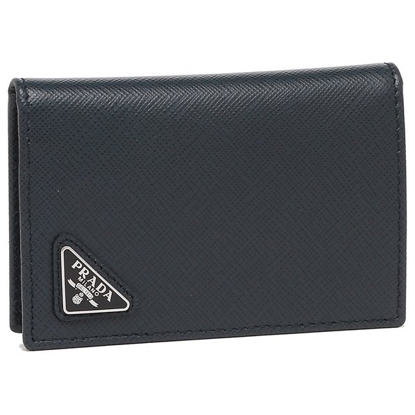 上品な彩り◎*PRADA*プリント サフィアーノ レザーカードケース ピンク プリント サフィアーノ レザー(牛革)カードケース | PRADA