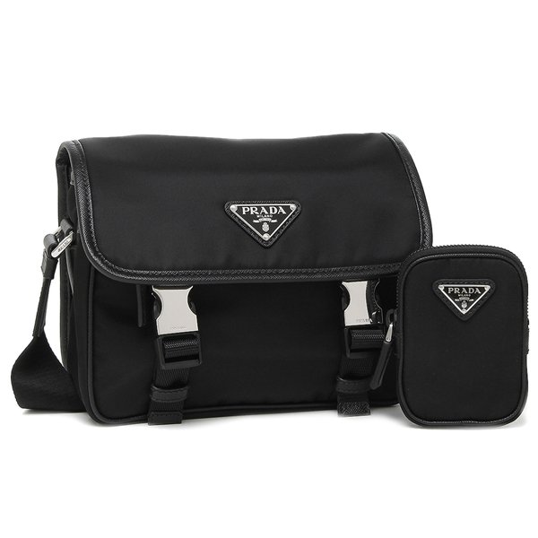 PRADA（プラダ） ショルダーバッグ テスート サフィアーノ ミニバッグ