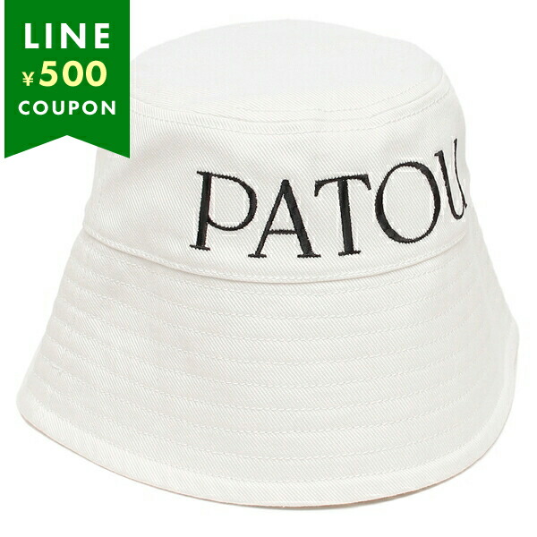 【新品】パトゥ PATOU  ユニセックス　バケットハット　ブランド AC0270132　001W WHITE ホワイト系　cap-01 golf-01 PATOU（パトゥ） 帽子 ホワイト メンズ レディース ユニセックス PATOU