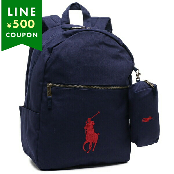 �����t���[���� �����b�N �o�b�N�p�b�N �l�C�r�[ ���b�h ���f�B�[�X 9AR071 BCV BACKPACK NEWPORT NAVY POLO RALPH LAUREN �|�������t���[���� A4�Ή�