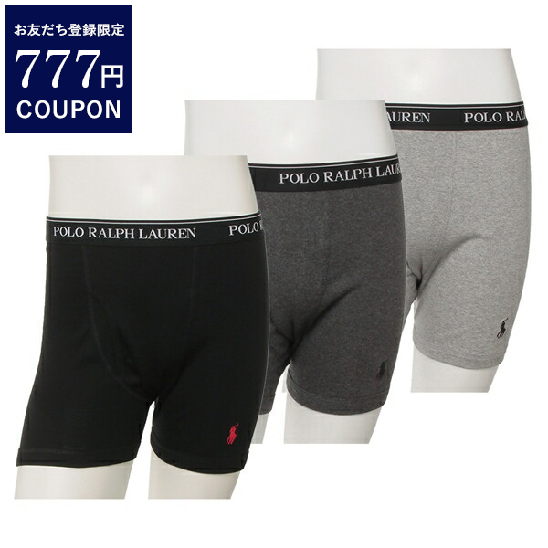 ポロラルフローレン POLO RALPH LAUREN インナー パンツ 下着 3枚セット ボクサーパンツ ブリーフ BOXER BRIEFS NCBBP3 9OD