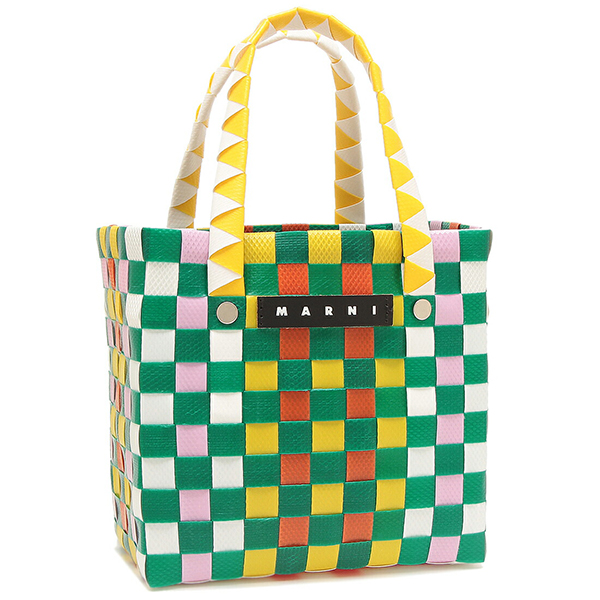 マルニ MARNI マイクロバスケット かごバッグ ミニハンドバッグ