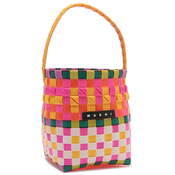 MARNI（マルニ） ハンドバッグ かごバッグ ポッドキッドバッグ ピンク