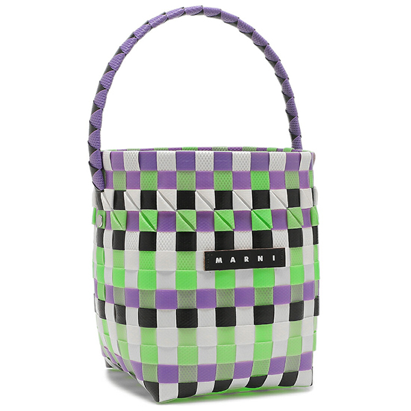 MARNI（マルニ） ハンドバッグ かごバッグ ポッドキッドバッグ ピンク