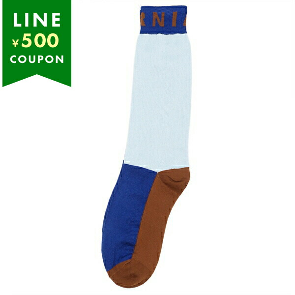 MARNI 靴下 ソックス SKMC0120Q0 UFC1H2 00C09 MARNI マルニ 靴下 ソックス ブルー マルチ レディース