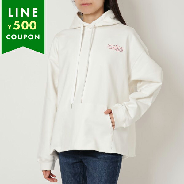 マルニ パーカー フーディー ホワイト レディース MARNI FLJE0176P3 USCV81 CLW02