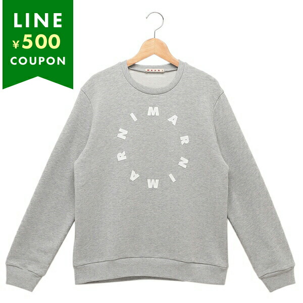 マルニ スウェット 子供服 グレー ガールズ MARNI M01116 M00NF MS118U 0M903