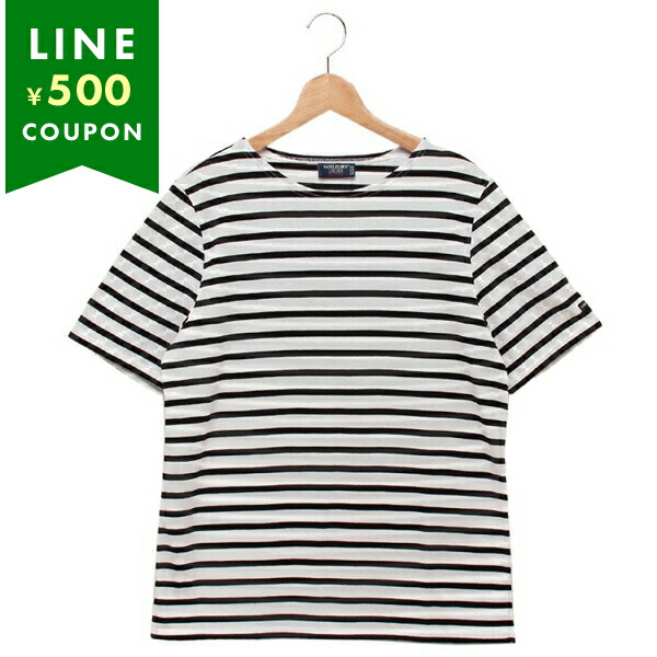 セントジェームス Tシャツ カットソー レヴァント モダン ホワイト ブラック メンズ ST.JAMES 9863 NEIGE NOIR SAINT JAMES（セントジェームス） Tシャツ カットソー レヴァント