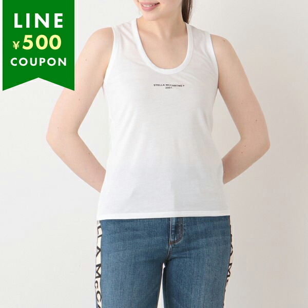Yahoo! Yahoo!ショッピング(ヤフー ショッピング)ステラマッカートニー タンクトップ ロゴ ホワイト レディース STELLA McCARTNEY 603138 SOW67 9000