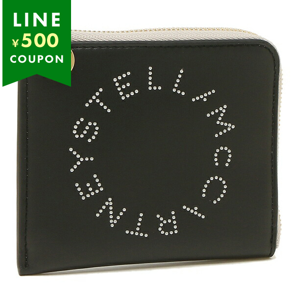 ステラマッカートニー ケース 取り外し可能 ロゴ ブラック レディース STELLA McCARTNEY 700253 W8856 1000 Stella McCartney（ステラ・マッカートニー） コインケース 取り外し