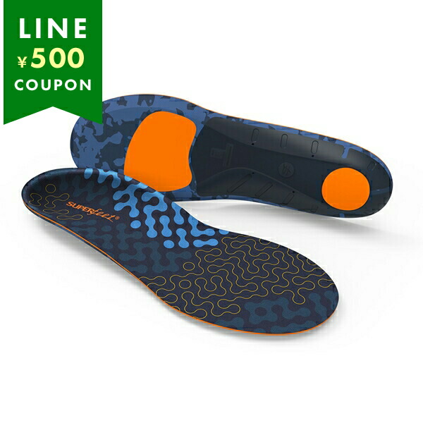 ѡե 󥽡 ߤ  ƥ֥å ֥롼  ǥ SUPERfeet ACTIVE CUSHION MEDIUM ARCH