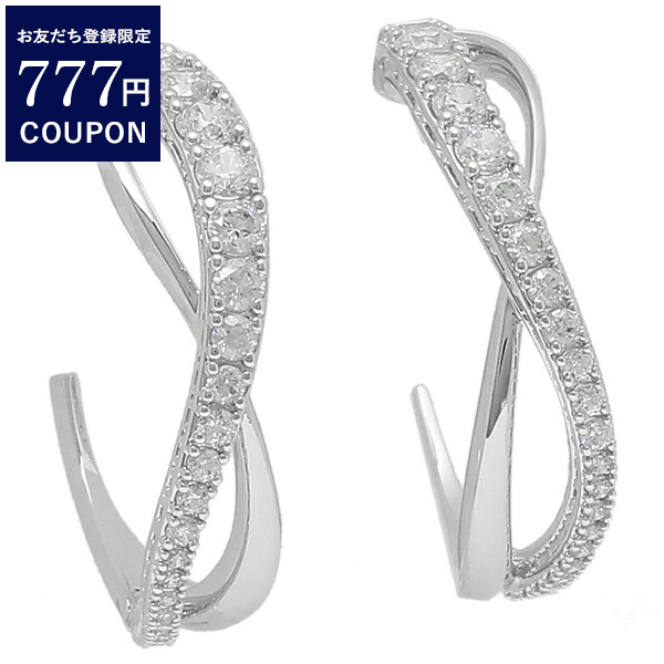 Yahoo! Yahoo!ショッピング(ヤフー ショッピング)スワロフスキー ピアス アクセサリー レディース TWIST フープピアス SWAROVSKI 5563908 シルバー ホワイト