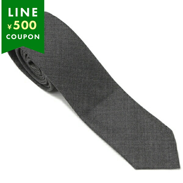 美品 THOM BROWNE トムブラウン ナローネクタイ MNL001Aグレー THOM