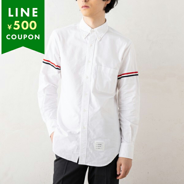 Tシャツ・カットソー THOM BROWNE Thom Browne Shirts White (MWL150E F0313100) THOM BROWNE トムブラウン シャツ ブラウス ホワイト メンズ