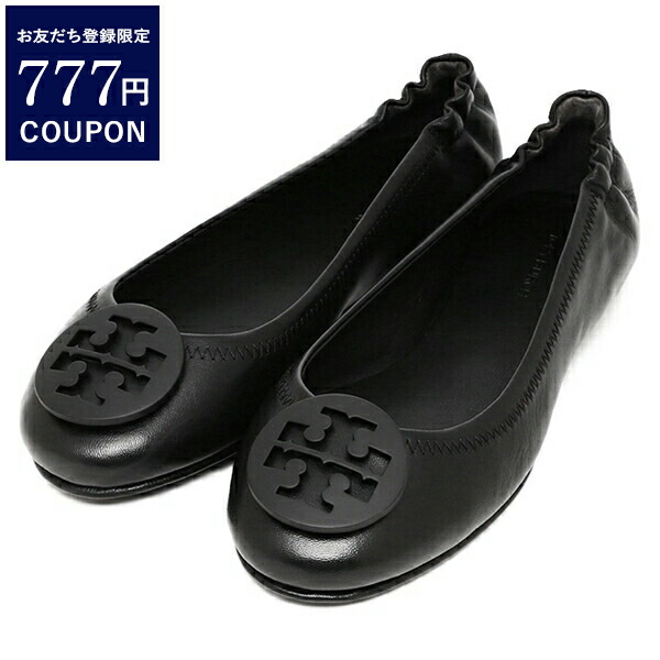 トリーバーチ バレエシューズ フラットシューズ ミニー 折りたたみ可 ブラック レディース TORY BURCH 49350 006