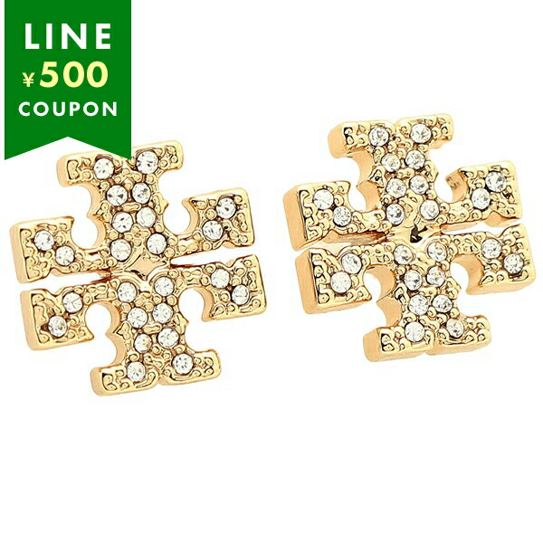 Yahoo! Yahoo!ショッピング(ヤフー ショッピング)トリーバーチ TORY BURCH ピアス アクセサリー レディース 53423 783 トリーゴールド クリスタル