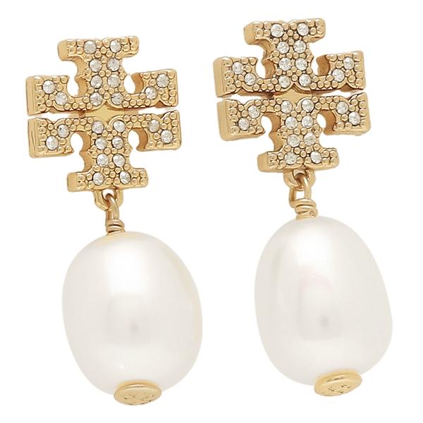 ピアス Tory Burch  Earrings Women l Gold/Silver ミラー スタッズ スモール フープピアス: レディース イヤリング